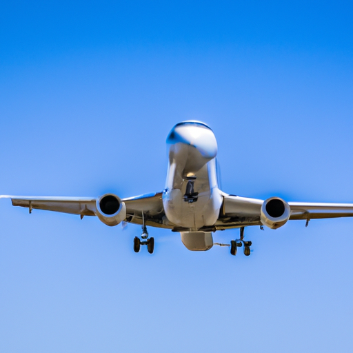 A plane taking off right on schedule from an airport.